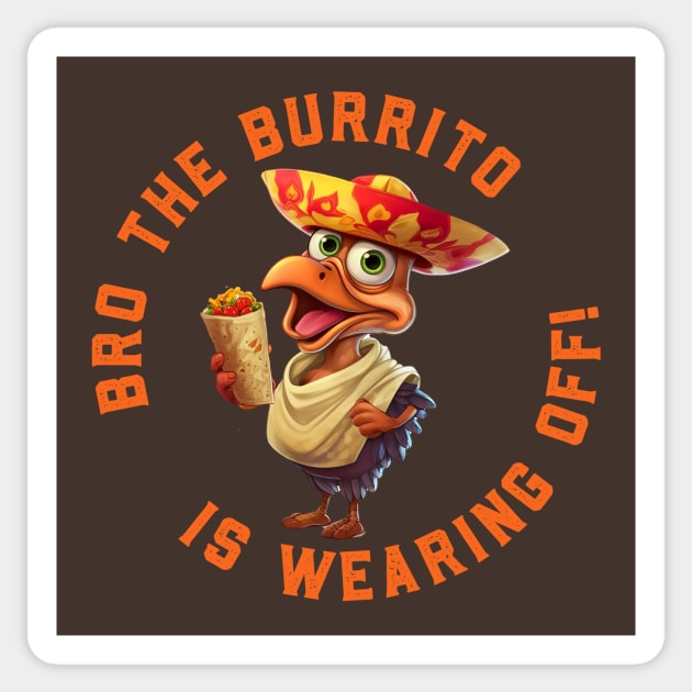 Burrito 420 Sticker by DavidLoblaw
